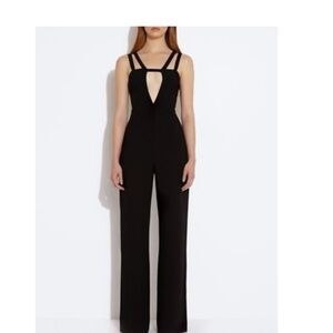 Elegant AQAQ structured jumpsuit in black - size 4